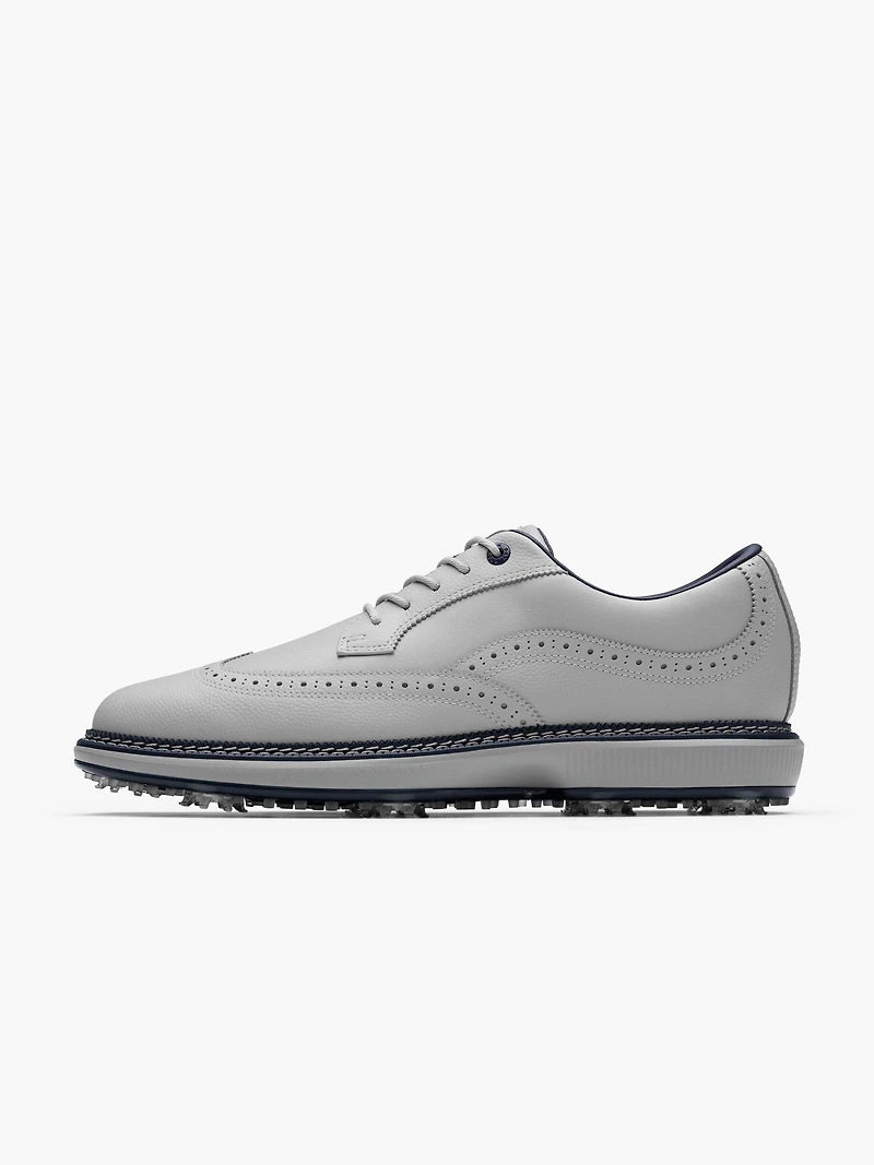 Men's Pioneer Magnolia Spiked Golf Shoe - Grey/Navy