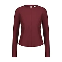 Women's Solid UV Crew Longsleeve Top