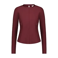 Women's Solid UV Crew Longsleeve Top