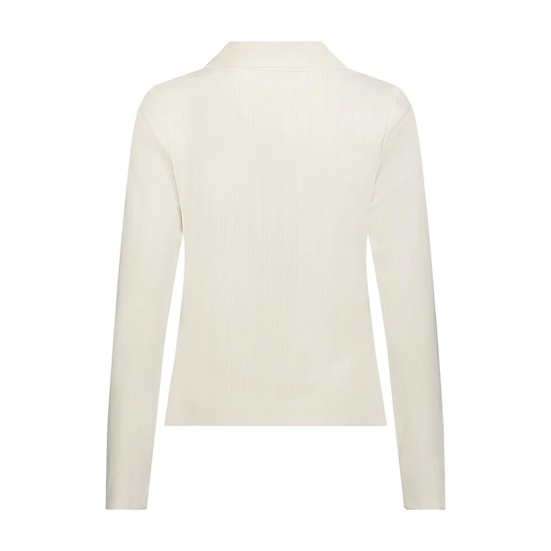 Women's Pointelle Longsleeve Polo