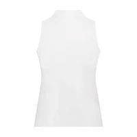 Women's Pointelle Sleeveless Polo