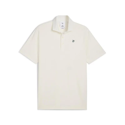 Men's Puma x RC MATTR Jacquard Short Sleeve Polo