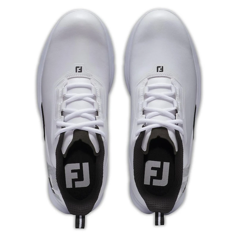 Men's Fuel Spikeless Golf Shoe - White (Wide)