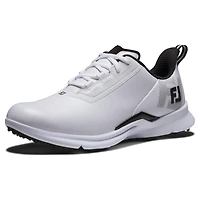 Men's Fuel Spikeless Golf Shoe - White (Wide)