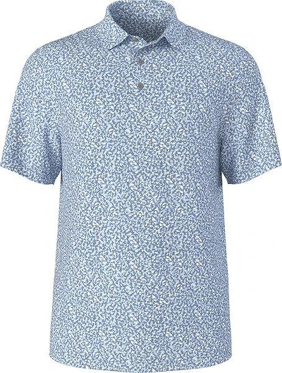 Men's Micro Geo Print Short Sleeve Polo