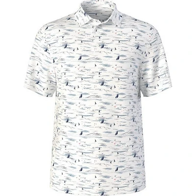 Men's Nautical Print Short Sleeve Polo