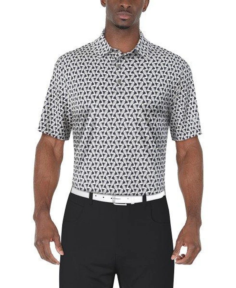 Men's Toucan Printed Short Sleeve Polo