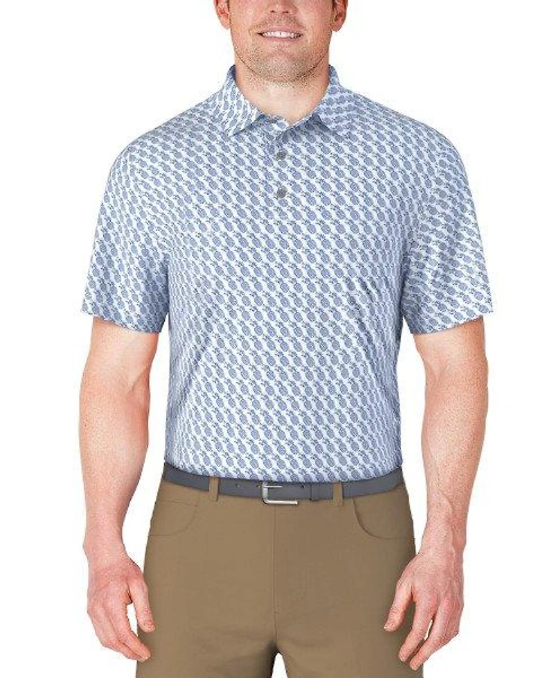 Men's Pineapple Conversational Short Sleeve Polo