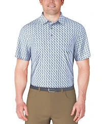 Men's Pineapple Conversational Short Sleeve Polo