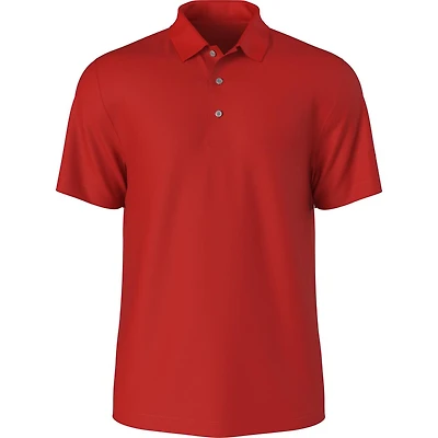 Men's Airflux Solid Mesh Short Sleeve Polo