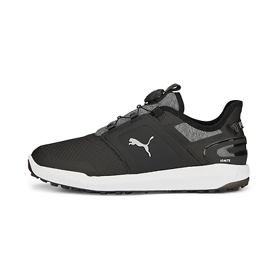 Men's Ignite Elevate Disc Spikeless Golf Shoe - Black/White