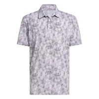 Men's Ultimate365 Textured Print Short Sleeve Polo