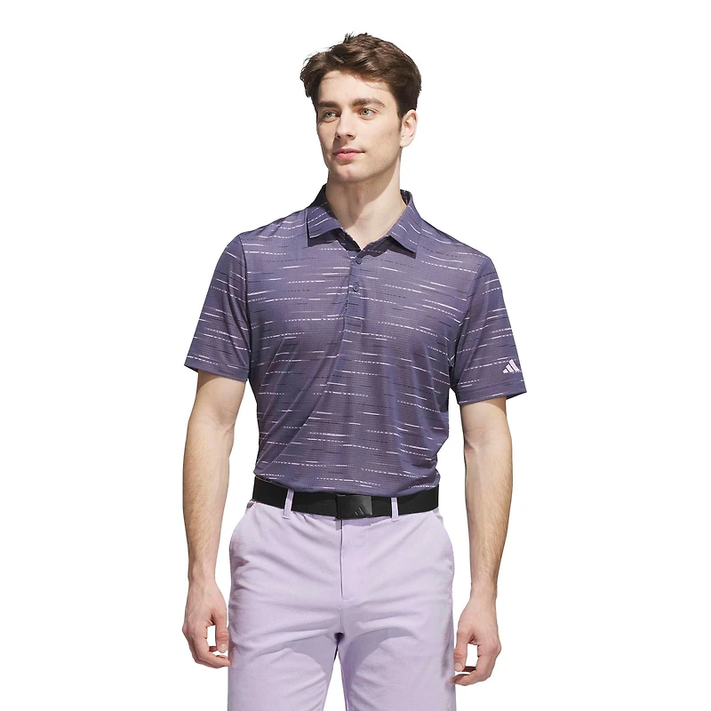 Men's Ultimate365 Mesh Print Short Sleeve Polo