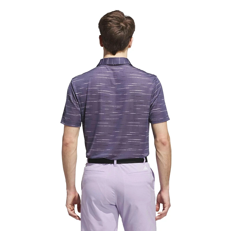 Men's Ultimate365 Mesh Print Short Sleeve Polo