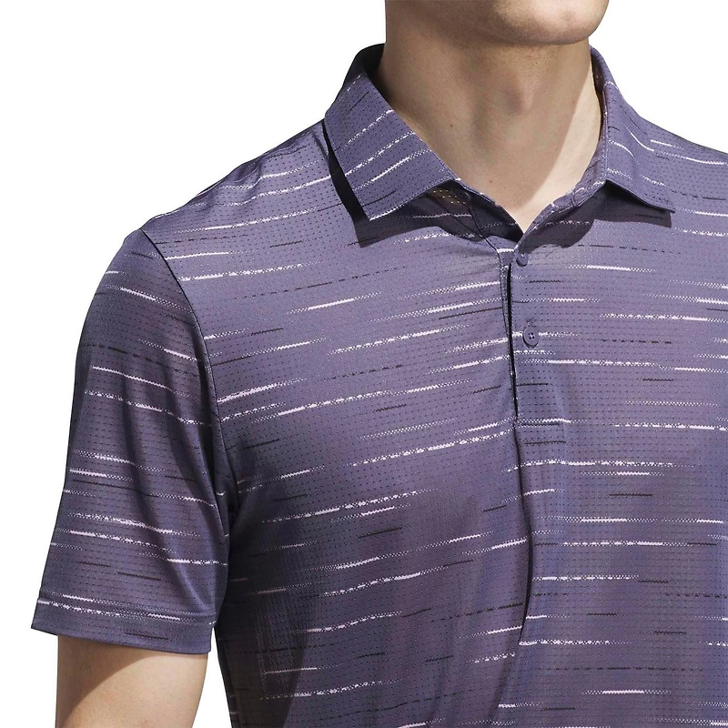 Men's Ultimate365 Mesh Print Short Sleeve Polo