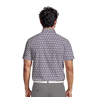 Men's All Over Novelty Geo Short Sleeve Polo