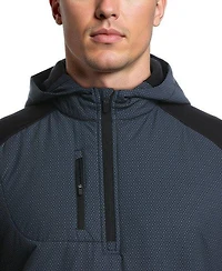 Men's Printed Fiber Fill Hoodie Jacket