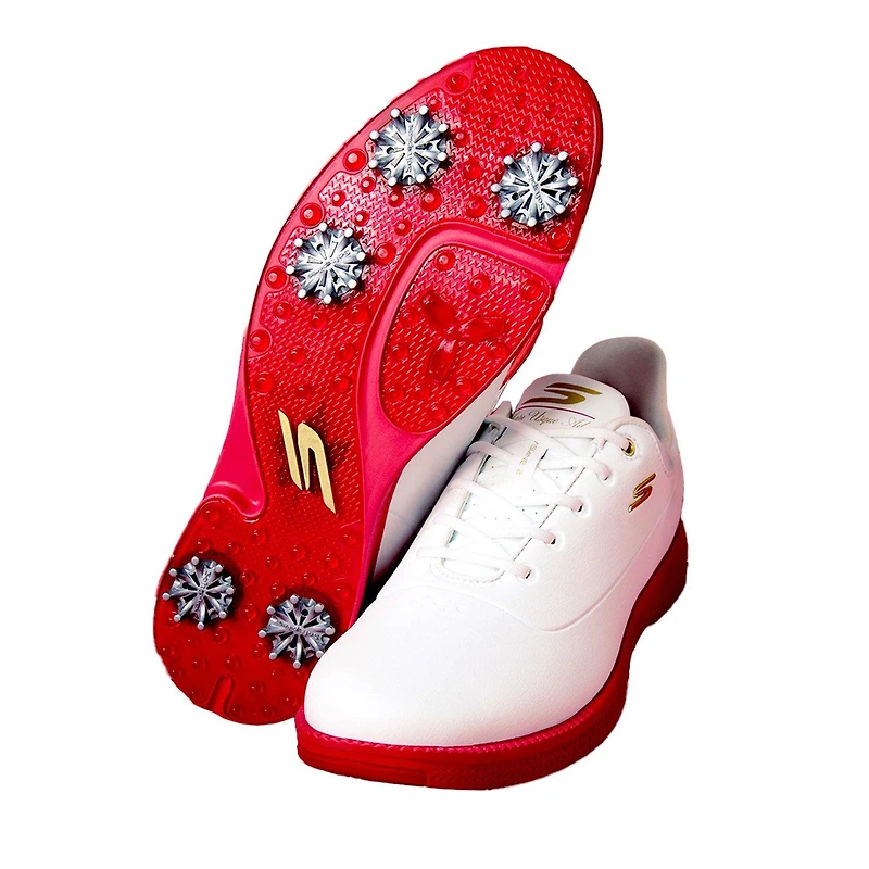 Brooke Henderson Limited Edition Jasmine 2 Spiked Golf Shoe - White/Red
