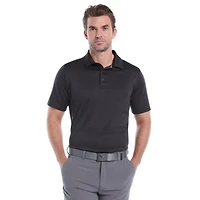 Men's Chev Twill Jacquard Short Sleeve Polo