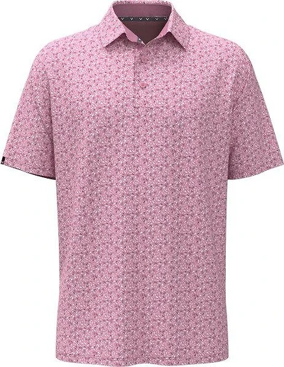Men's Novelty Confetti Print Short Sleeve Polo
