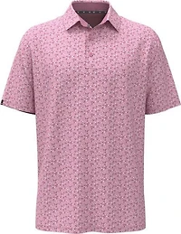 Men's Novelty Confetti Print Short Sleeve Polo