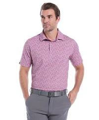 Men's Novelty Confetti Print Short Sleeve Polo