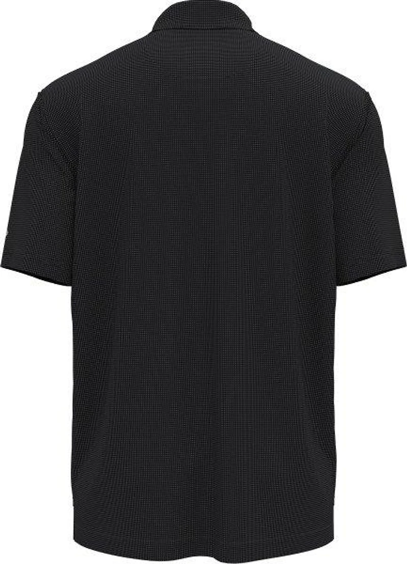 Men's Prospin Gingham Print Short Sleeve Polo