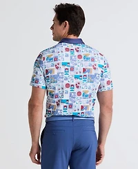 Men's Petes Stamp Roadmap Short Sleeve Polo