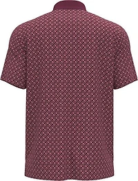 Men's Pete's Check Print Block Short Sleeve Polo