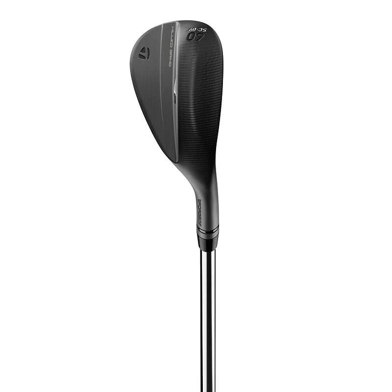 Milled Grind 5 Black Wedge with Steel Shaft