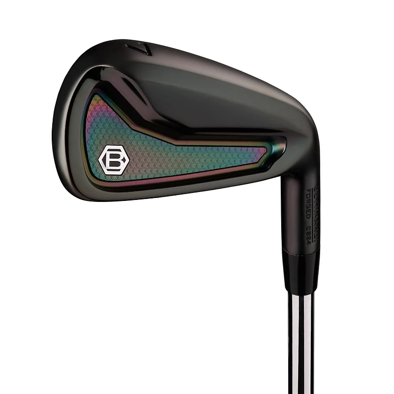 Limited Edition - CB24 4-PW Black Rainbow Iron Set with Steel Shafts