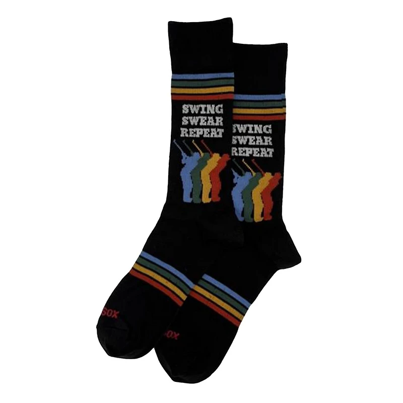 Men's Swing Swear Repeat Crew Sock