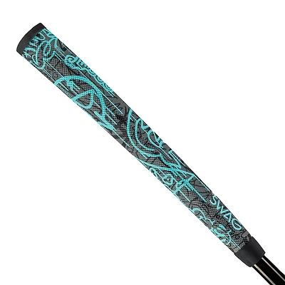 Fully Tagged Blue Putter Grip