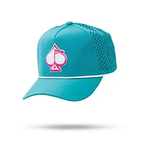 Men's Perforated Rope Cap - Baby Blue