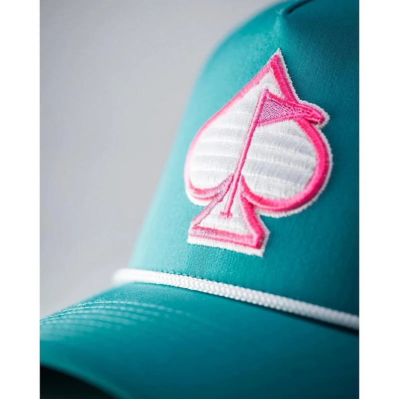 Men's Perforated Rope Cap - Baby Blue