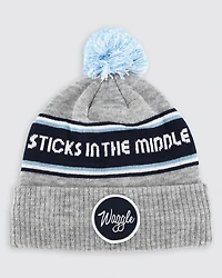 Men's Sticks in the Middle Pom Beanie