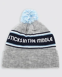 Men's Sticks in the Middle Pom Beanie