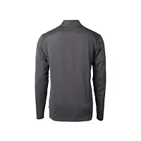 Men's Virtue Eco Pique Micro Stripe 1/4 Zip Sweater