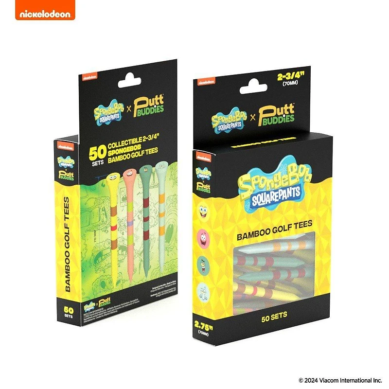 Bamboo Tees - 50 Pack - Spongebob