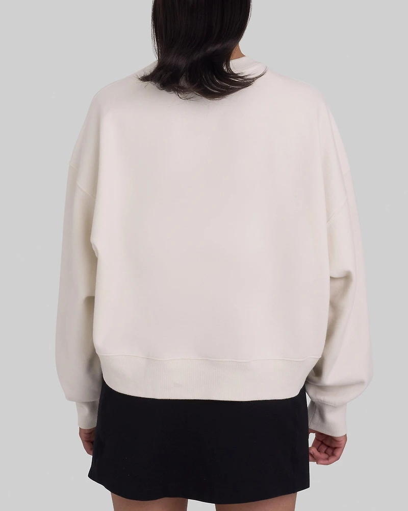 Women's Script Fleece Crew Sweater