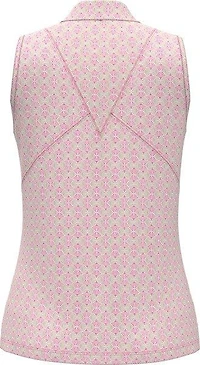 Women's Mesh Inserts Sleeveless Polo