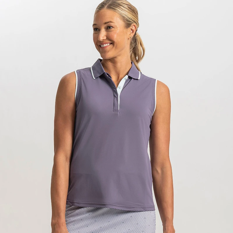 Women's Sleeveless Polo