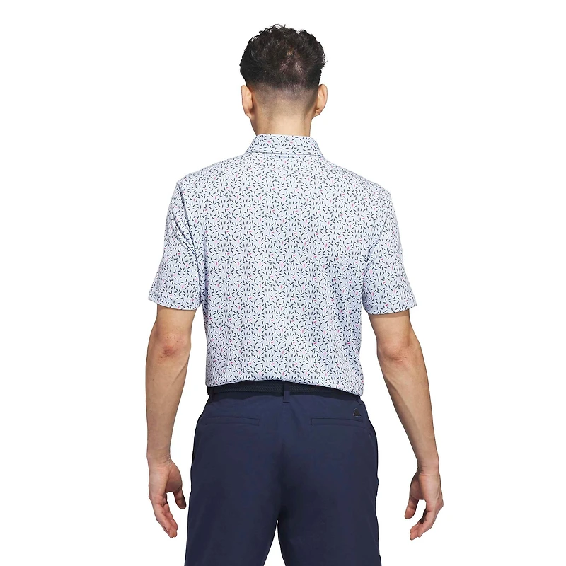 Men's Ultimate365+ Soft Print Short Sleeve Polo