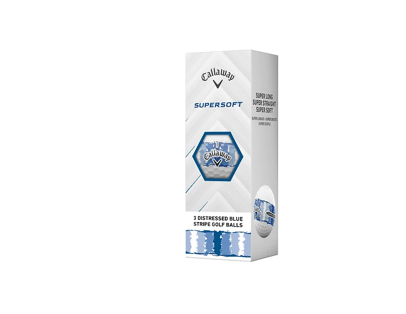 SuperSoft Golf Balls - Distressed Stripe