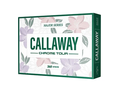 Limited Edition - Chrome Tour Golf Balls - April Major