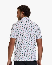 Men's Amateur's Icon Print Short Sleeve Polo