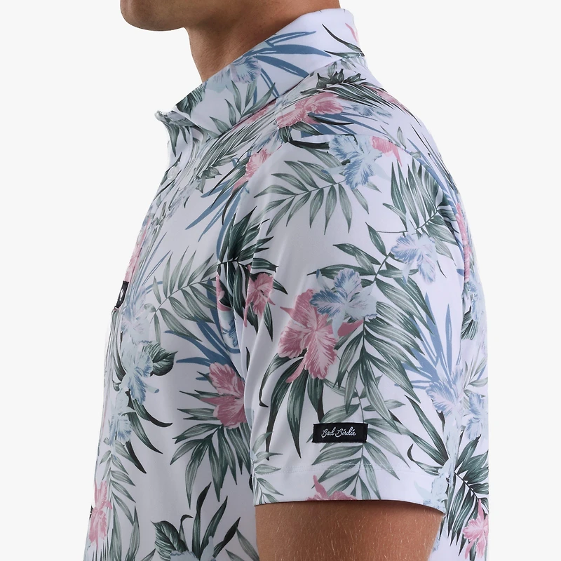 Men's Blooming and Moving Short Sleeve Polo