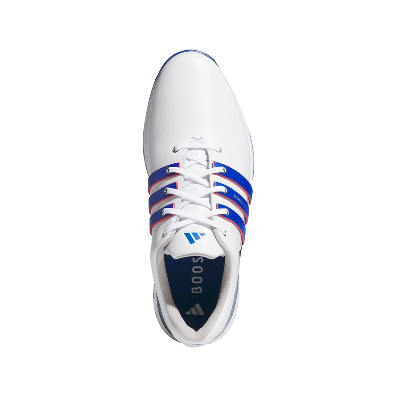 Men's Tour360 Spiked Golf Shoe - White/Blue/Red