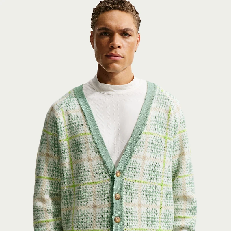 Men's Tartan Cardigan