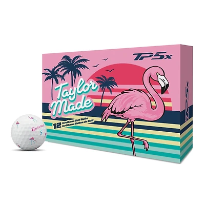 Limited Edition - TP5x Pix Golf Balls - Flamingo